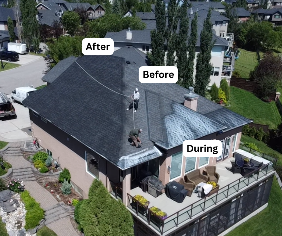 Hipped-roof home — Before, During & After rejuvenation